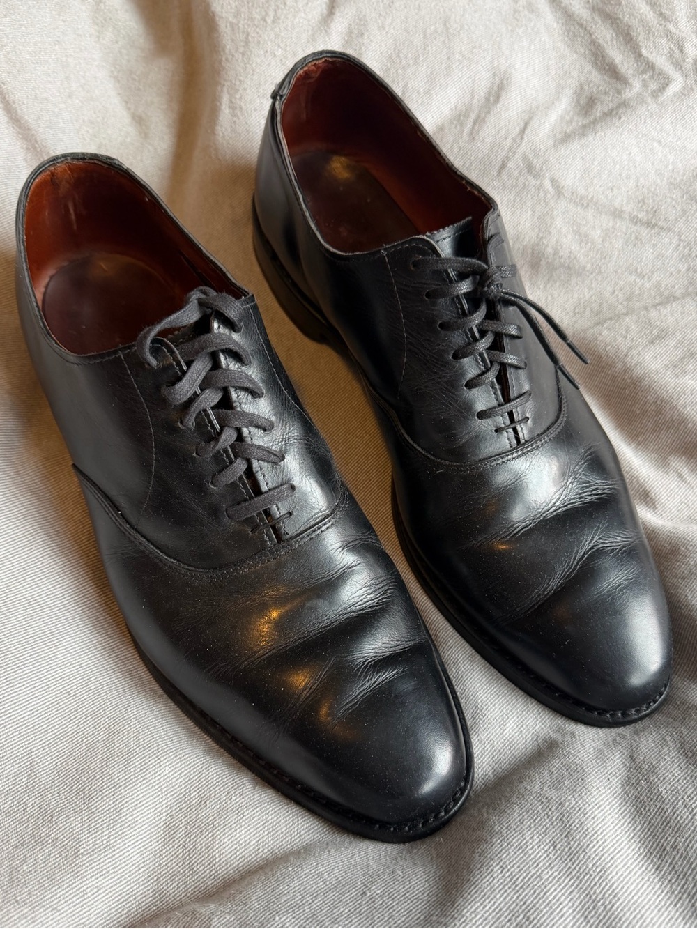 ALLEN EDMONDS Carlyle Leather Men’s Dress Shoes / 11.5 - Picture 1 of 9